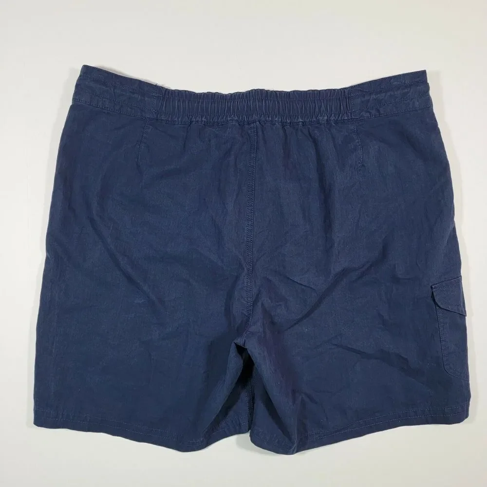 RLX Ralph Lauren Men's Swimming Shorts - Draw String - Washed Navy Blue -‎ XXL